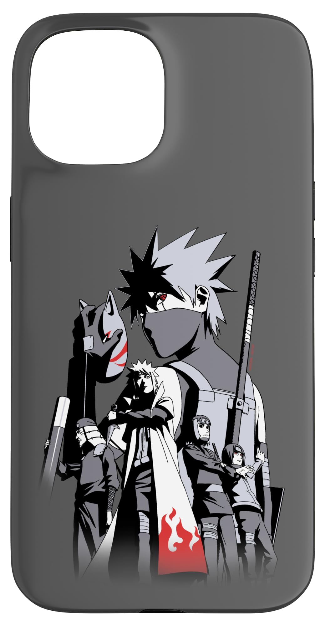Naruto Shippuden Kakashi Story Limited Color Anime Case for iPhone 15
