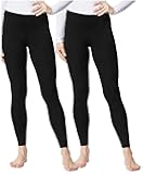 Ladies' Base Layer Heat Pants, 2-Pack