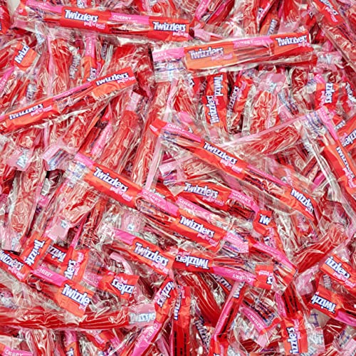 Twizzlers Pull-N-Peel Cherry Chewy Licorice Candy - Snacks Size Bulk Twizzlers - Individually Wrapped (1 Pound (Pack Of 1)) #TOP1