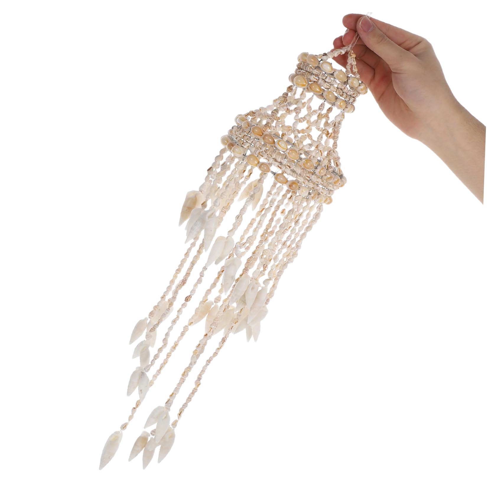 Toddmomy Campanelli Eolici da Spiaggia per Esterni Decorazioni Campanelli Eolici Conchiglia Fatti Mano per Casa e Giardino Gusci di Cocco Naturali