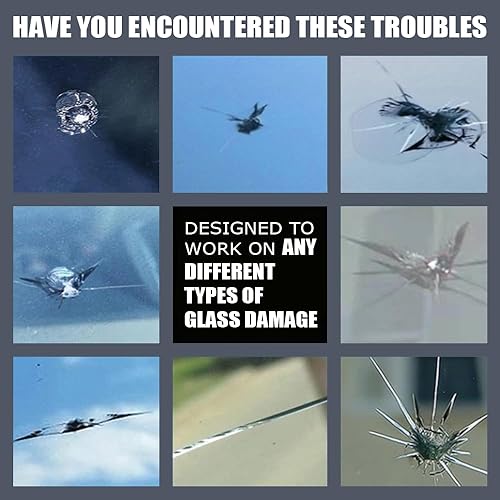 Miniatura 4 de Kit de reparación de chips de parabrisas de automóvil,Kit de reparación de ventana de coche para grietas de parabrisas,Kit de reparación de