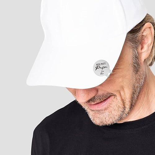 Miniatura 4 de QVUXZ Papa Dad Golf Ball Marker Gifts, Dad Grandpa Golfing Gifts from Daughter Son Kids, Golf Birthday Fathers Day for Dad Grandpa, Grandpa Dad