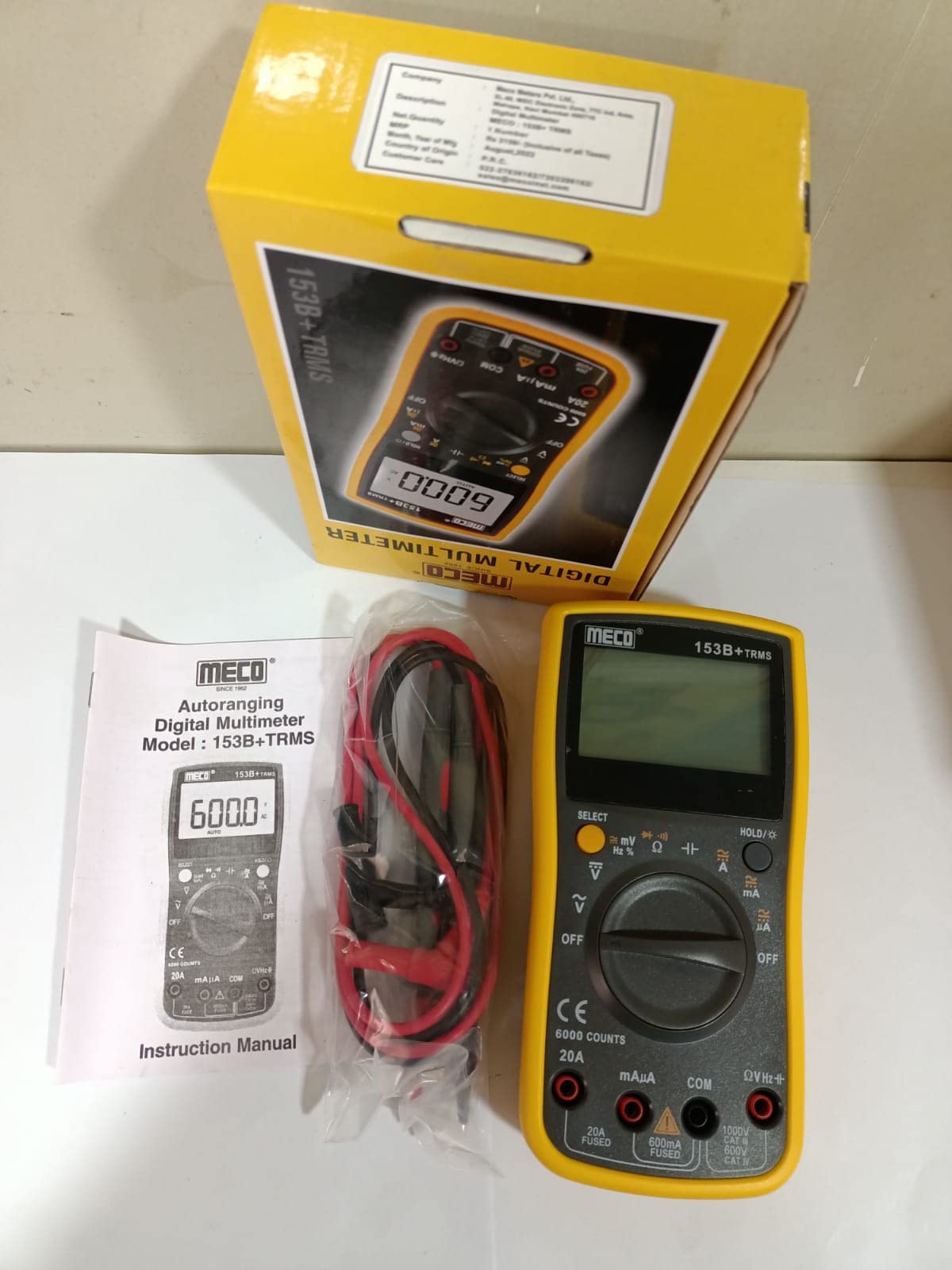 Meco 153b+ Digital Multimeter — Amazon image 7