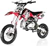 HHH Apollo DB X15 125cc Dirt Bike 4 Speed Manual 14 Wheel Kids Youth Gas Bike-Red