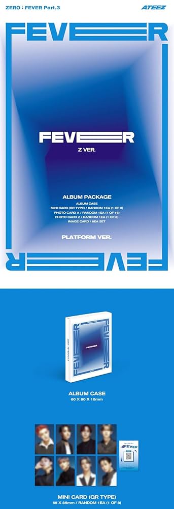ateez fever ep 3 新品未開封 15枚 セット Amazon.com - ATEEZ Album - ZERO : FEVER Part.3 A+Z+DIARY 3