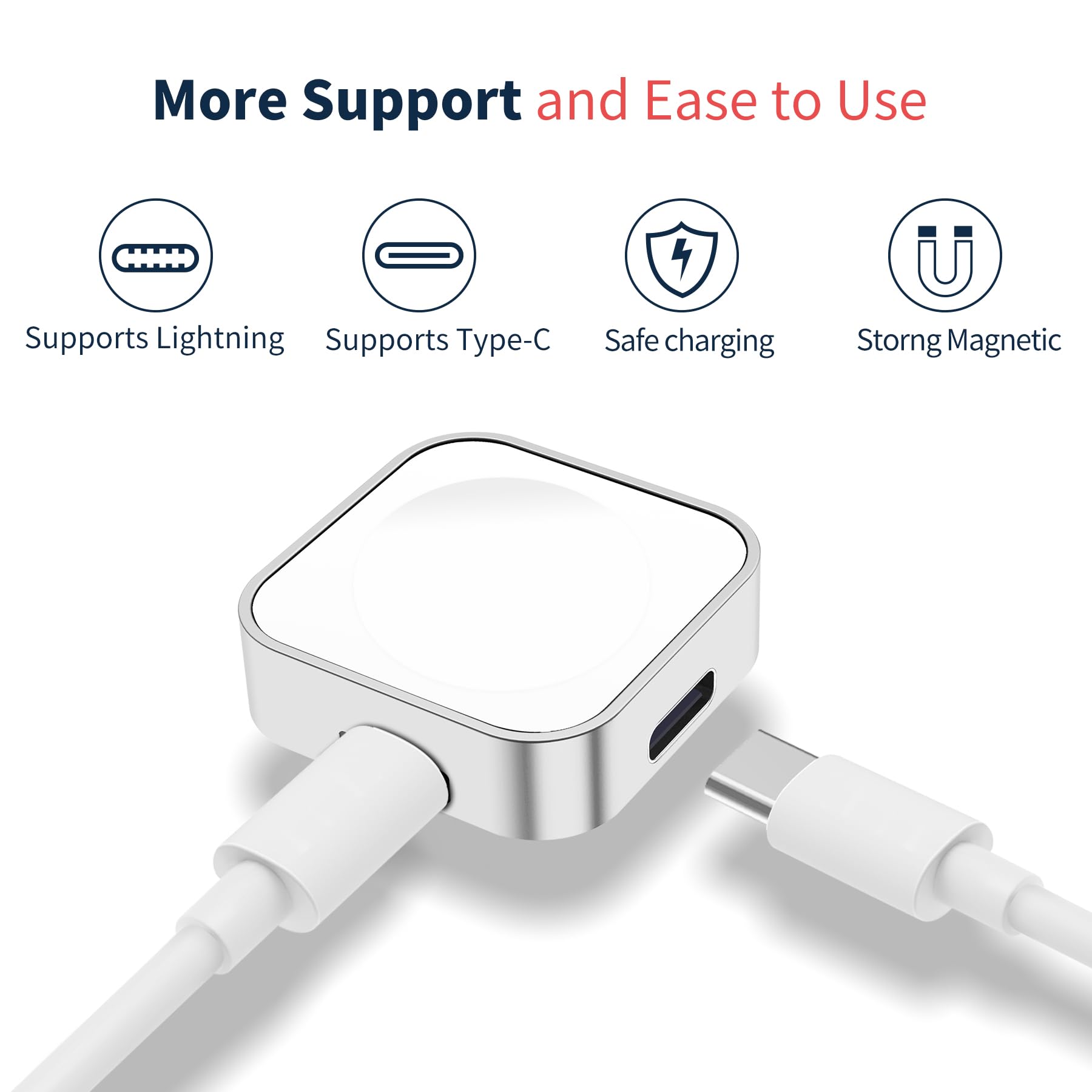 Amazon.co.jp: コンパチブル Apple Watch磁気充電器アダプタで、USB-C 