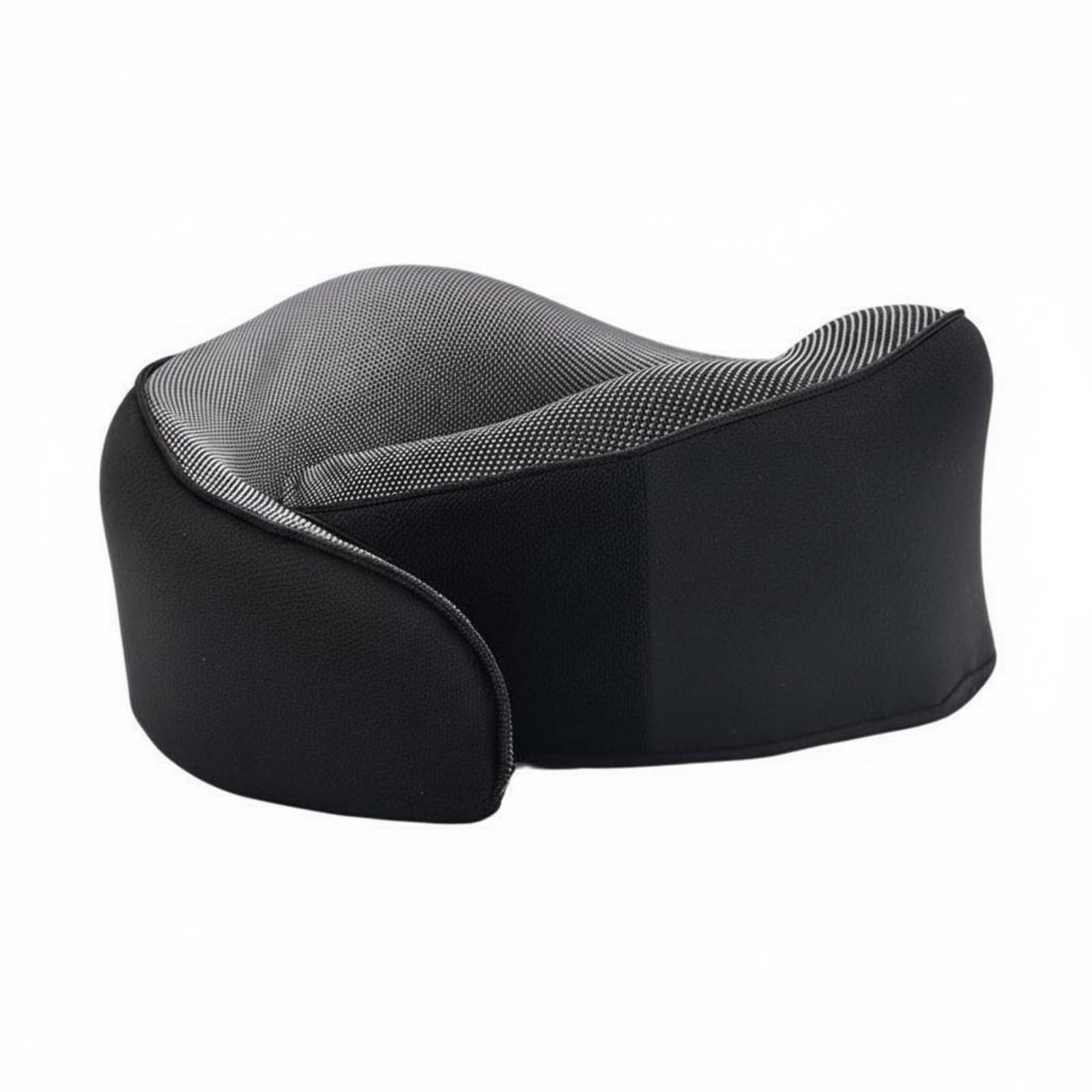Enakshi® Portable U-Shaped Travel Pillow Includes Carry Case Memory Foam Neck Pillow Compressible Memory Foam Neck Cushion Breathable Material for Travelers, Commuters, Office Workers, Car-image-12
