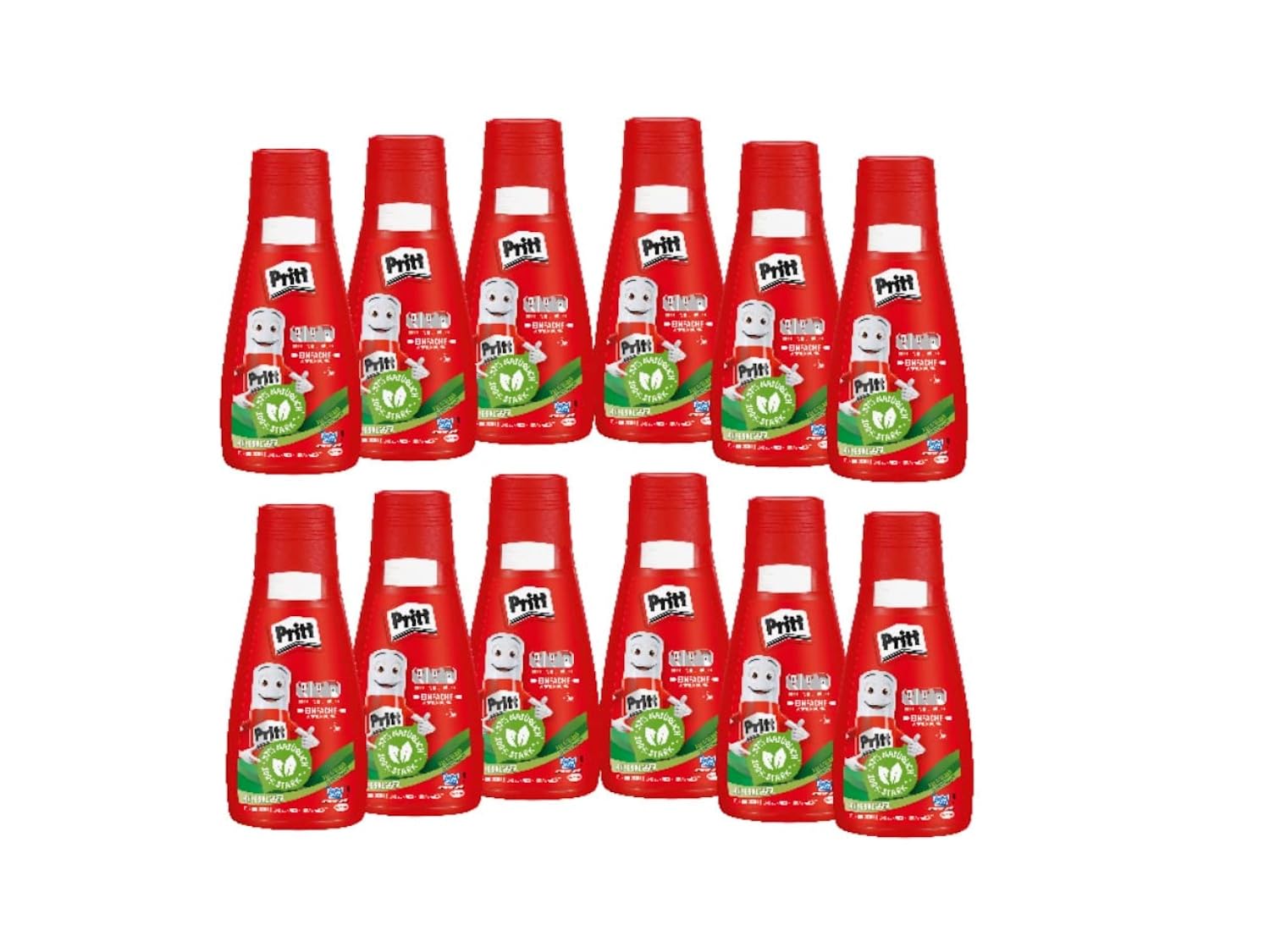Pritt Alleskleber, Flasche, 12x 100g | Vielseitiger Alleskleber in Flasche, perfekt für verschiedene Materialien und Bastelprojekte