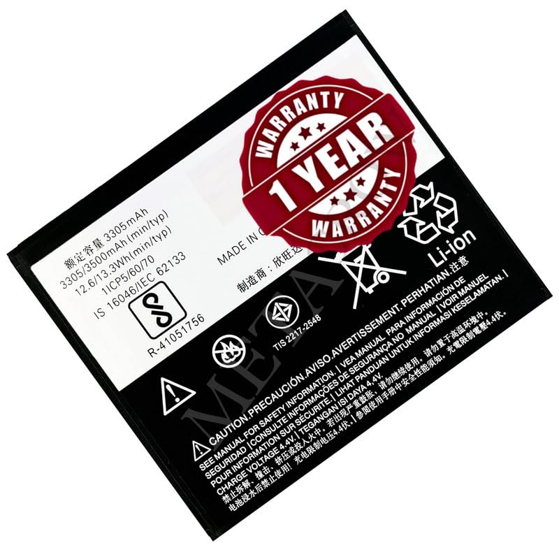 Image of Original GK50 Battery Compatible for Motorola Moto E3 Power (XT1706) - (3500mAh) - 1 Year Warranty JK1