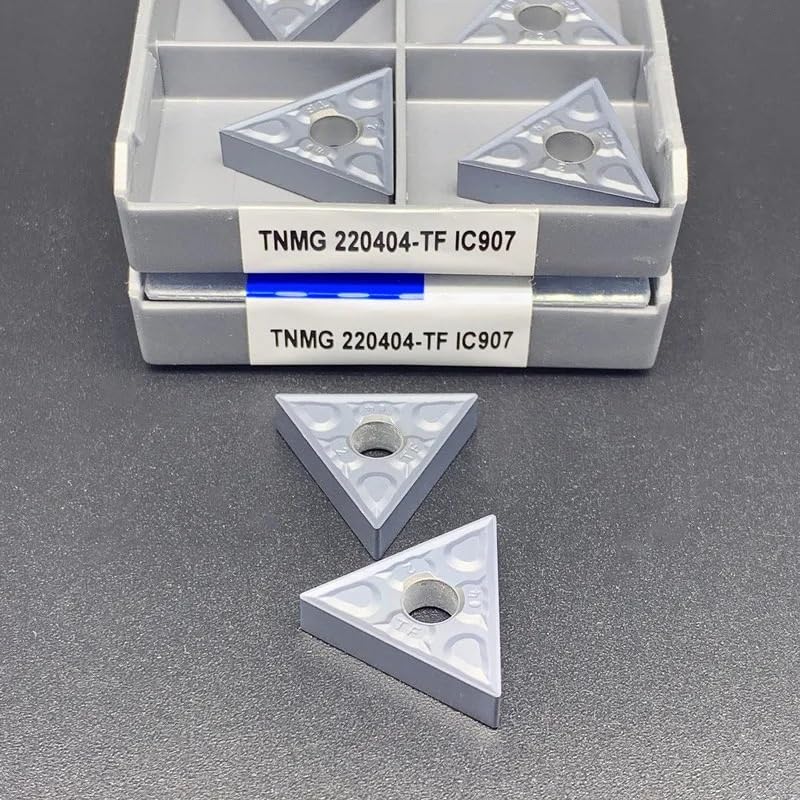 Juego de 10 insertos de carburo para torno CNC miniatura 5