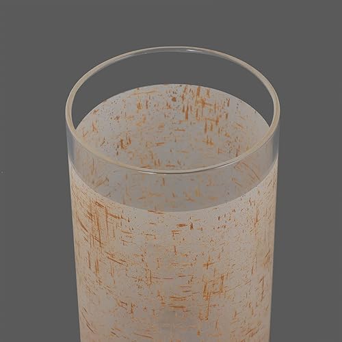 Miniatura 6 de Paquete de 2 pantallas de vidrio esmerilado de lino leonado, globo de repuesto o cubierta con adaptador de 1-58 pulgadas para candelabro de pared,