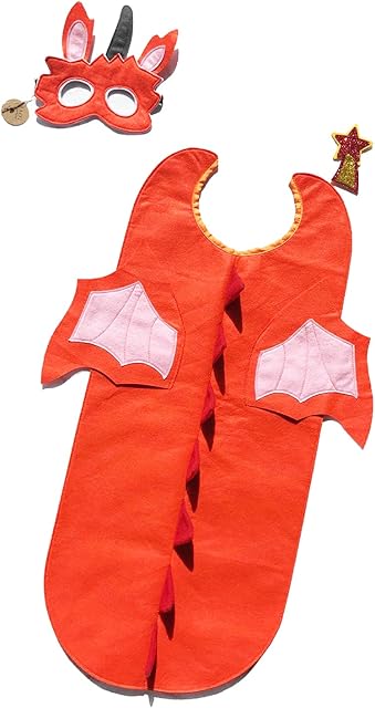 WORLD BOOK DAY COSTUME Dinosaur Dragon Monster Costume, outdoor story play Halloween, Birthday, Parties