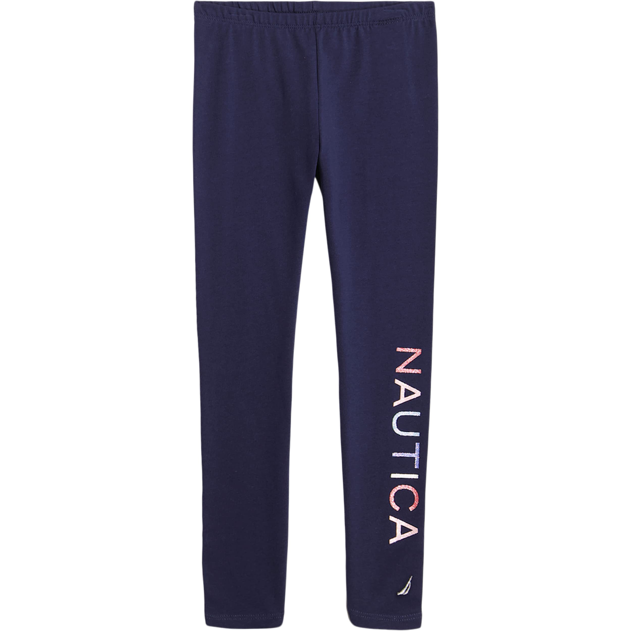 Nautica Elastyczne legginsy dziewczęce, Peacoat Multi, 3 lat