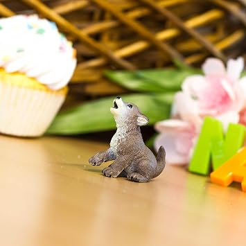 Safari Ltd. Wolf Pup Figurine - Detailed 1.85 Plastic Model Figure - Fun Play Toy for Boys, Girls & Kids Ages 1+