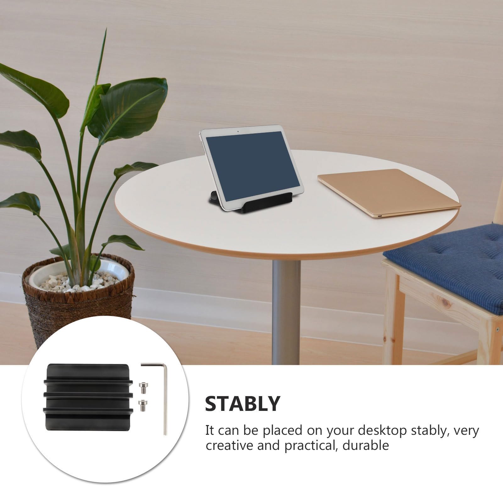 MAGICLULU Lega di Alluminio Supporto Verticale per Laptop, Nero, Leggero