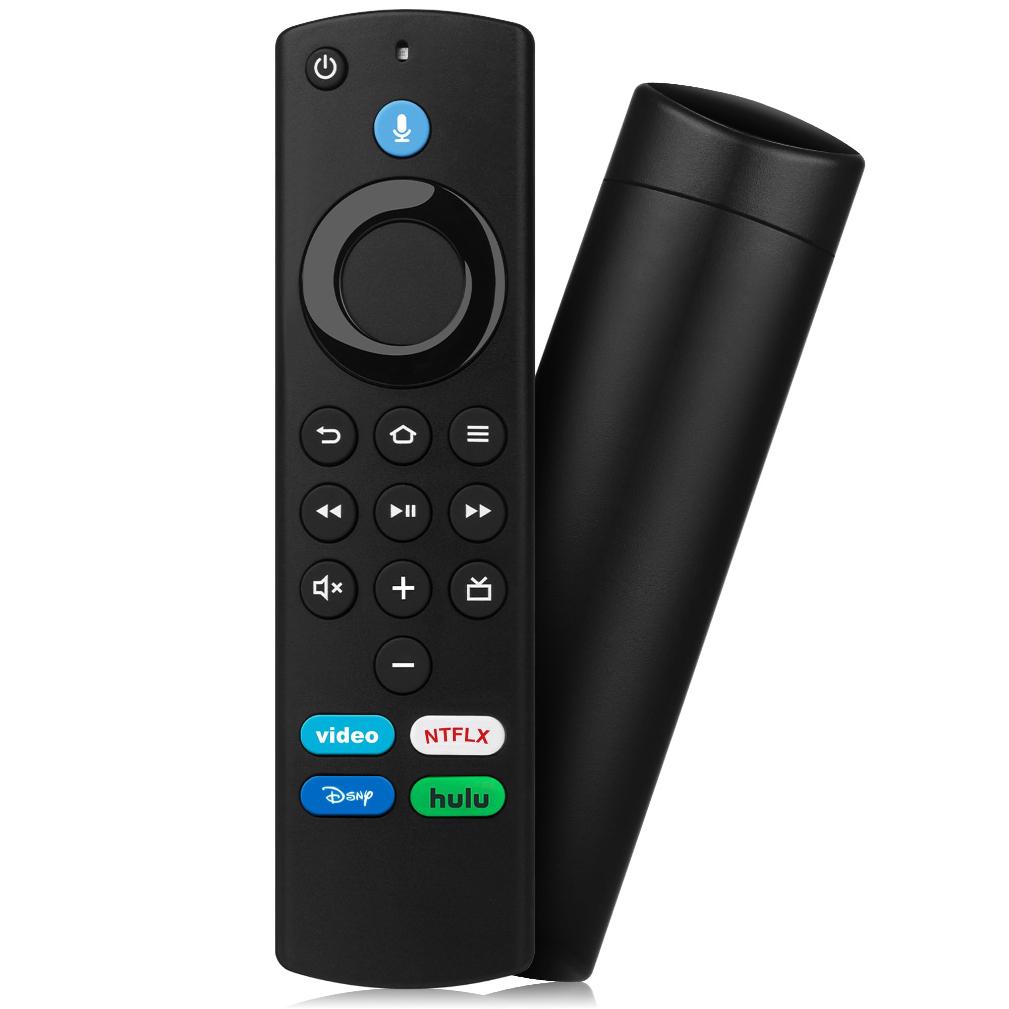 Replacement TV Remote Control for All Fire Series, Compatible with Fire Smart TV Stick/TV Cube/Stick Lite/HD/4K Max/4K,Smart TV 3rd Gen with Voice Controller
