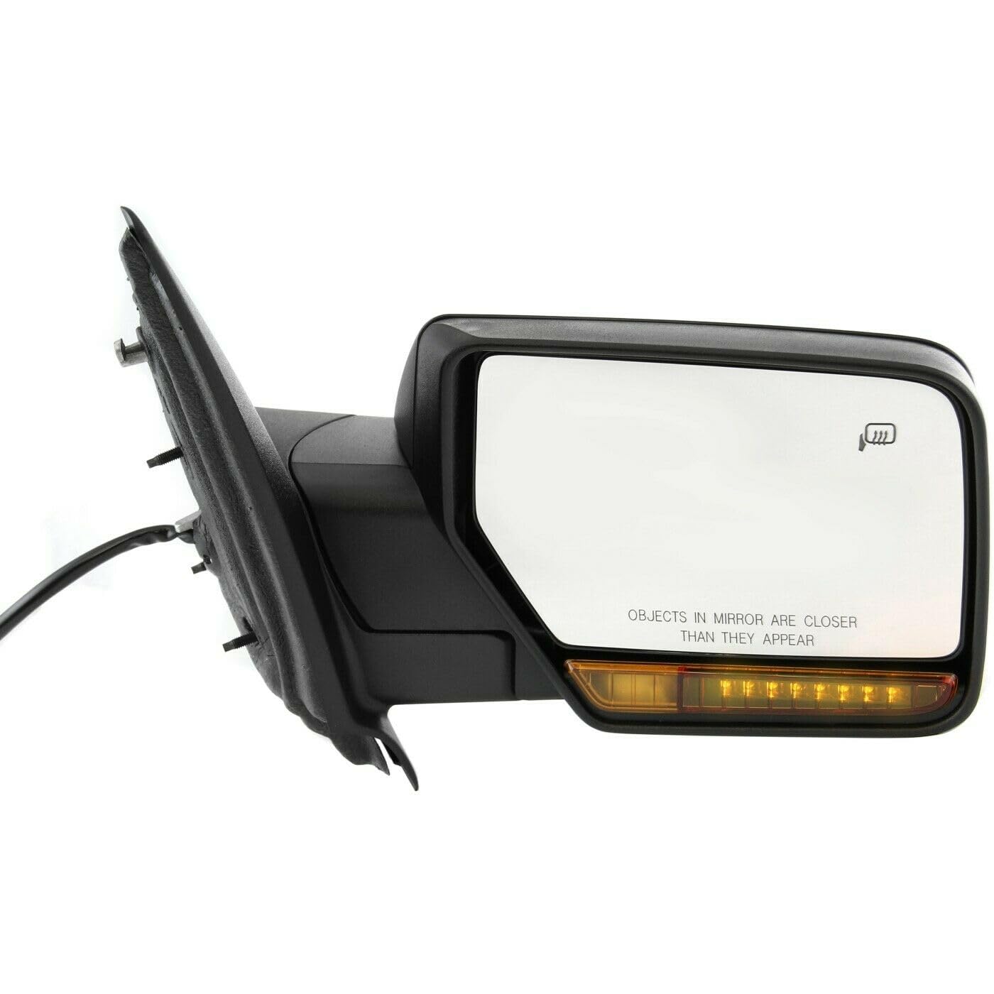 Amazon.com: Anlrhito 1pc Right Passenger Side Chrome Power Heated 