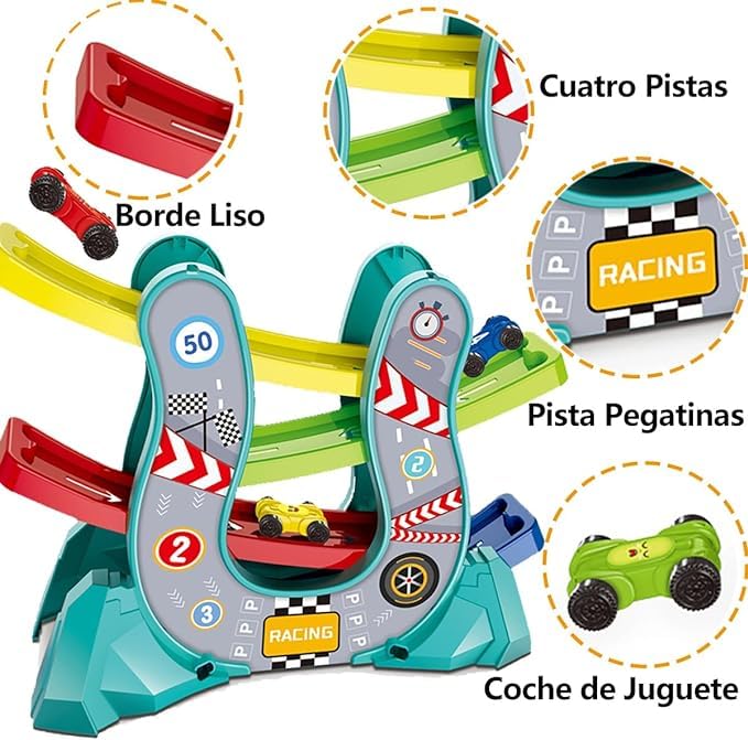 Carritos, Toy autopistas niños Marca simfort (2)