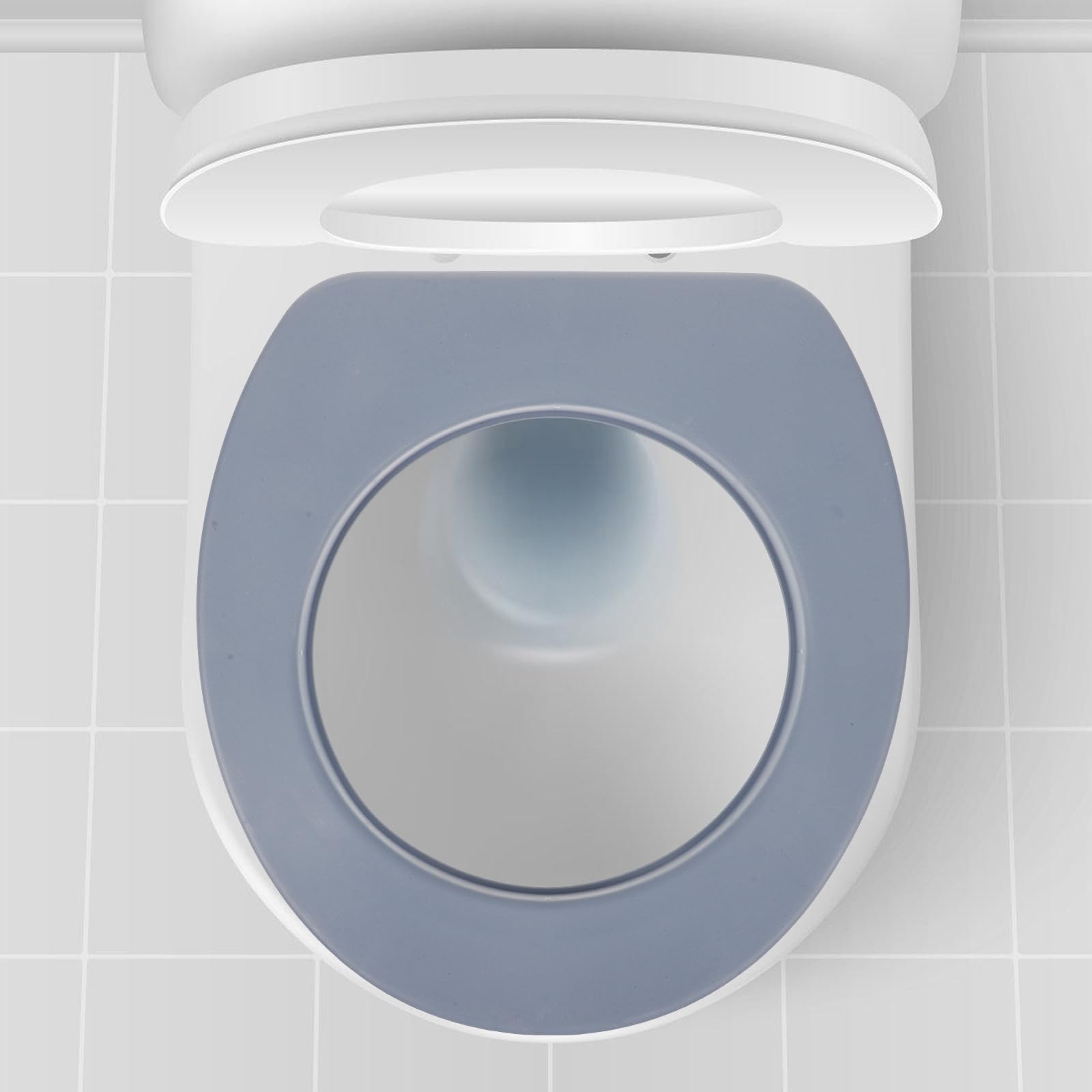 Didiseaon Toilettensitzbezug Waschbarer aus Pvc mit Warmem Sitzkomfort Stylischer und Praktischer Toilettensitzbezug für Reisen und Outdoor Aktivitäten für Mobile Toiletten