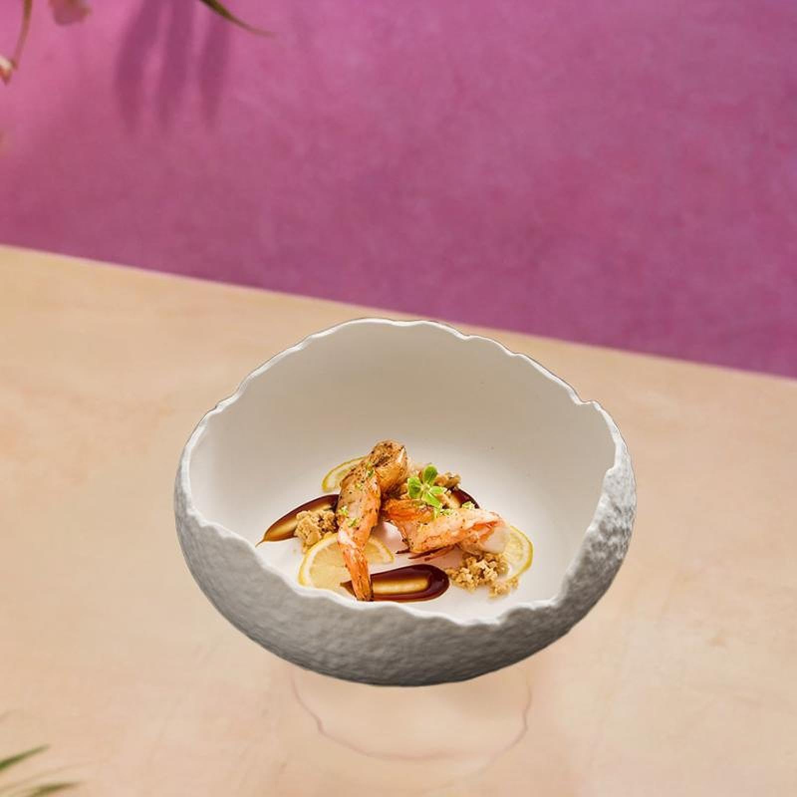 Plato de cerámica para Cena, Plato para Ensalada, Plato para Servir, Plato para Aperitivos para Bodas, Fruta, Blanco