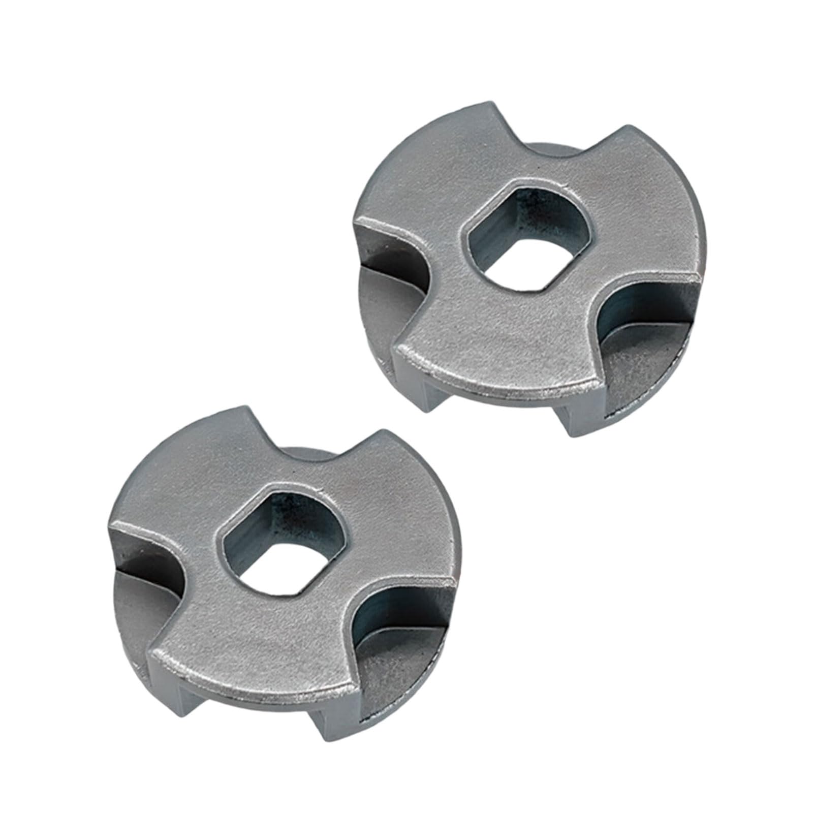Newft 2Pcs Heavy Duty Stainless Steel Chainsaw Sprocket Suitable For Power Tool Use With 10Mm & 12Mm Holes Replacement Parts Chainsaw Gear