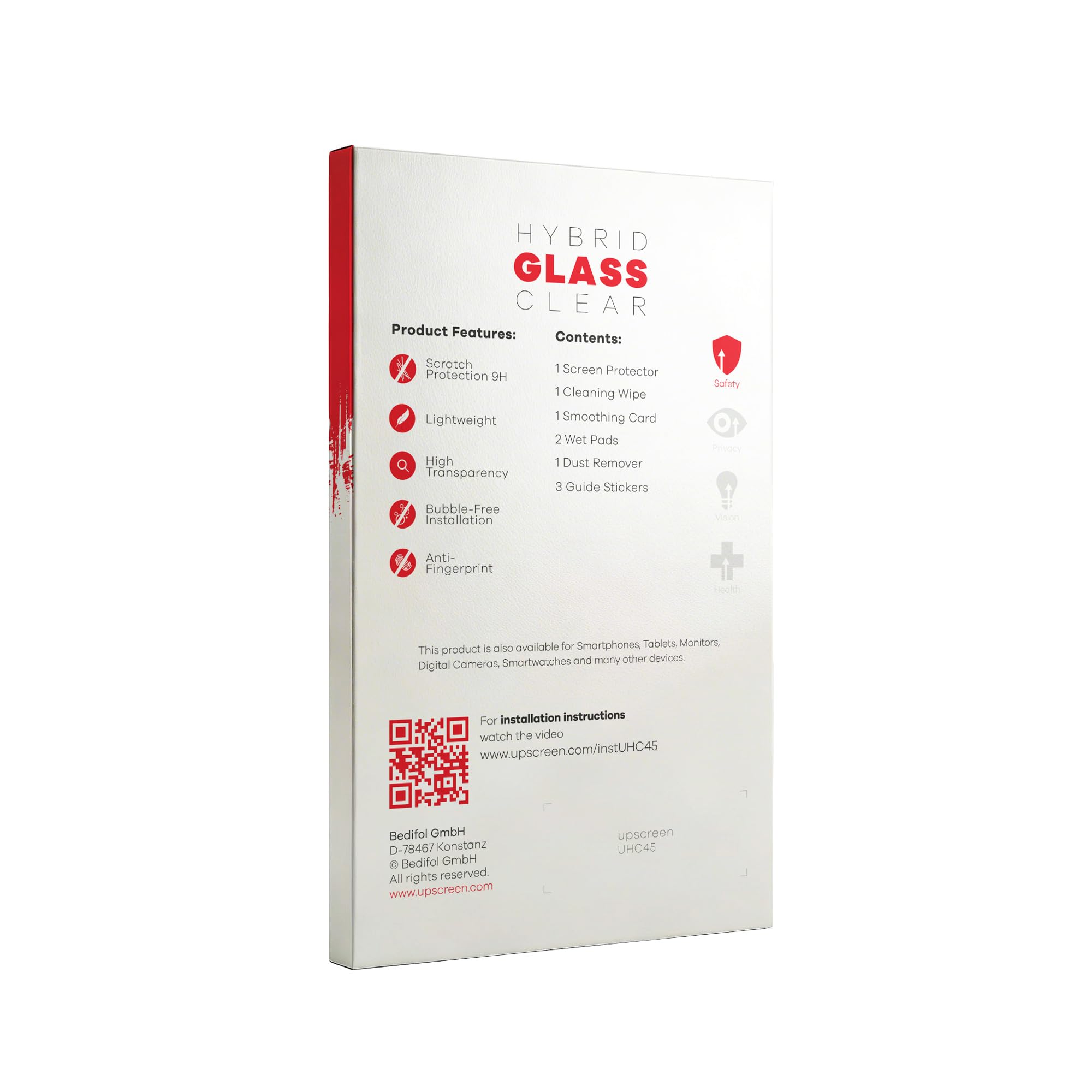 BROTECT Glas Screen Protector voor Ring Video Doorbell Pro (Version 2) Schermbeschermer [9H Hardheid, Beschermglas-Folie niet Gehard Glas