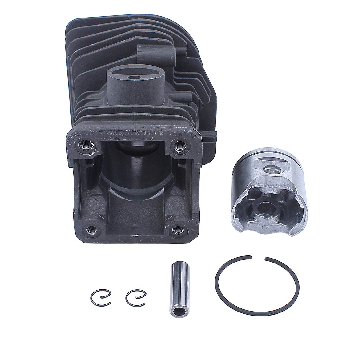 Kit de válvula de descompresión de Anillo de pistón de Cilindro de 42 mm Nikasil para Motosierra Husqvarna 340 345 E/EPA 350EPA 503870276,503870274