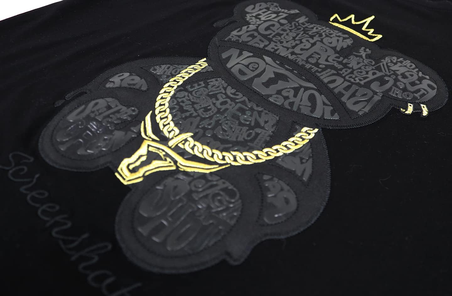 SCREENSHOT-2202-SS-2 Mens Stylish Double Layer Patch Embroidery High Density Gel Premium Quality Tee - Image 4