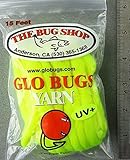The Bug Shop 15' Glo Bugs Yarn 5/15' Diameter (Chartreuse)