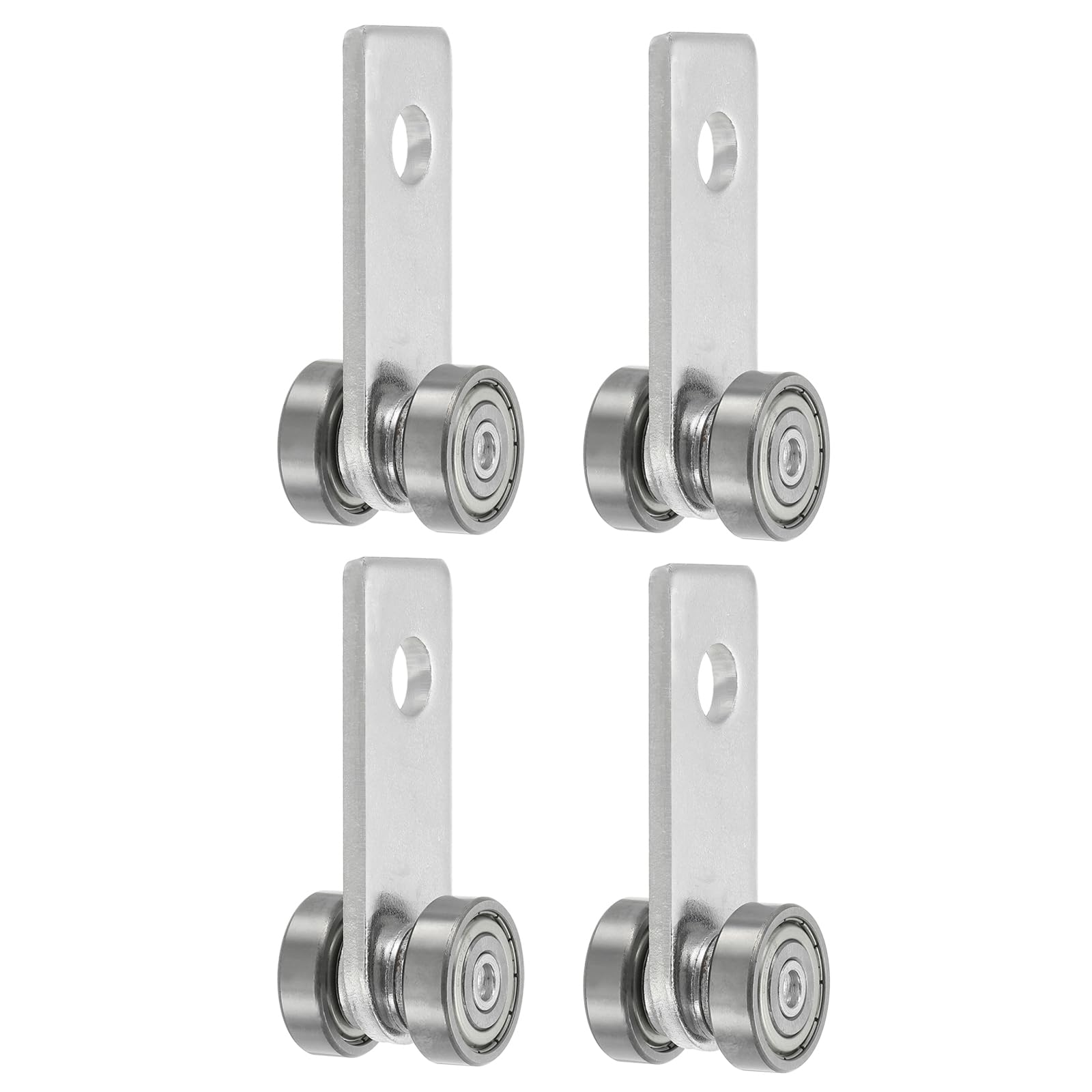 QUARKZMAN Conjunto De Carrito con Dos Rodamientos Conjunto De Carrito De 2 Ruedas Rodillos para Uso con Canal De Refuerzo De 1-5/8" De Ancho Todos Los Canales De Refuerzo De 1-5/8" 4pcs