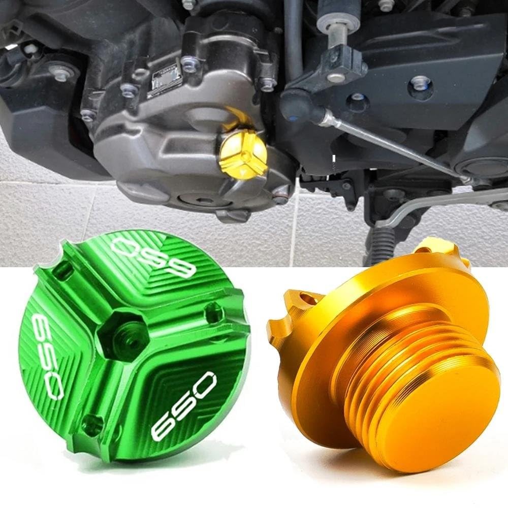 Tapón Llenado Aceite del Motor Accesorios para Motocicleta Z650 Ninja 650 650 Z 650, Tapas De Líquido De Freno Delantero Y Trasero, Tapa De Llenado De Aceite, Botón Interruptor(Rojo,4 pcs)