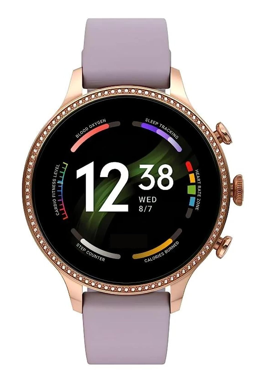DINACO Glorious Womens Rose Gold Smart Watch Talk 2 Bluetooth Calling Smartwatch with 3 Button, Hands On Voice Assistance HD Display, 14 Sports Modes with Puple Belt (Rose Gold) (2) (B0CB8BRMRB) Amazon Price History, Amazon Price Tracker