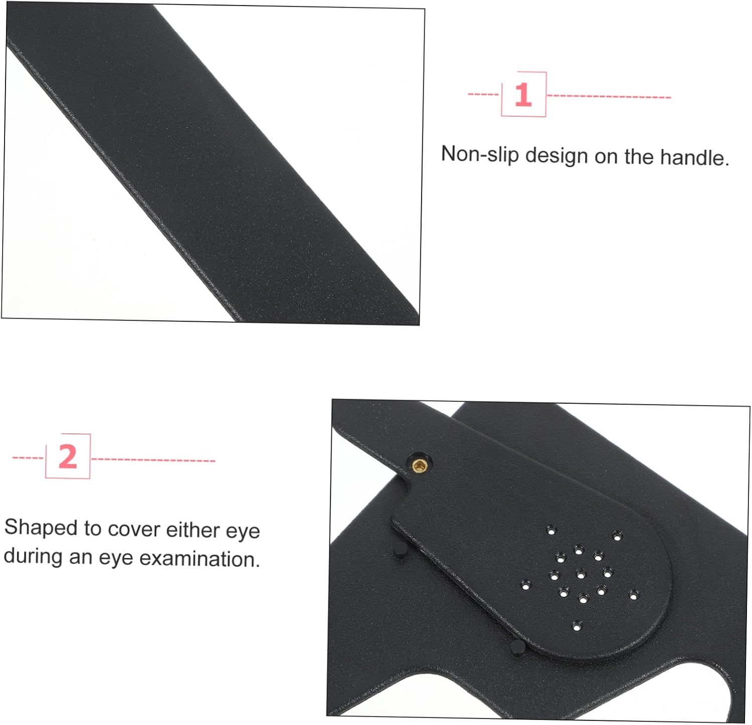 2pcs Eye Occluder for Testing Professional Eye Patch for Astigmatism Tests Suitable for All Ages Non- Design