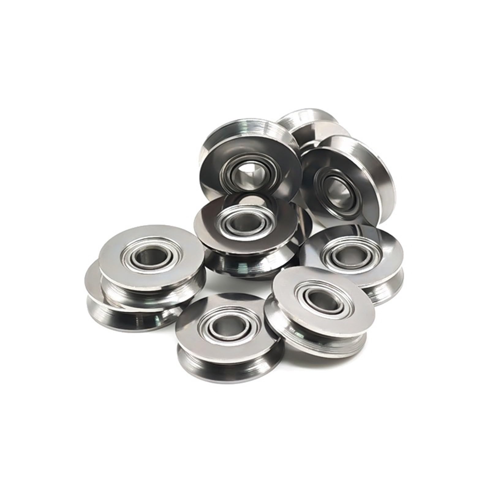 Roulement à rouleaux en acier inoxydable SV3-14ZZ, 3 x 14 x 4 mm, poulie de rail de guidage, roulement en V SV3-14 SV3-14Z, 2 pièces