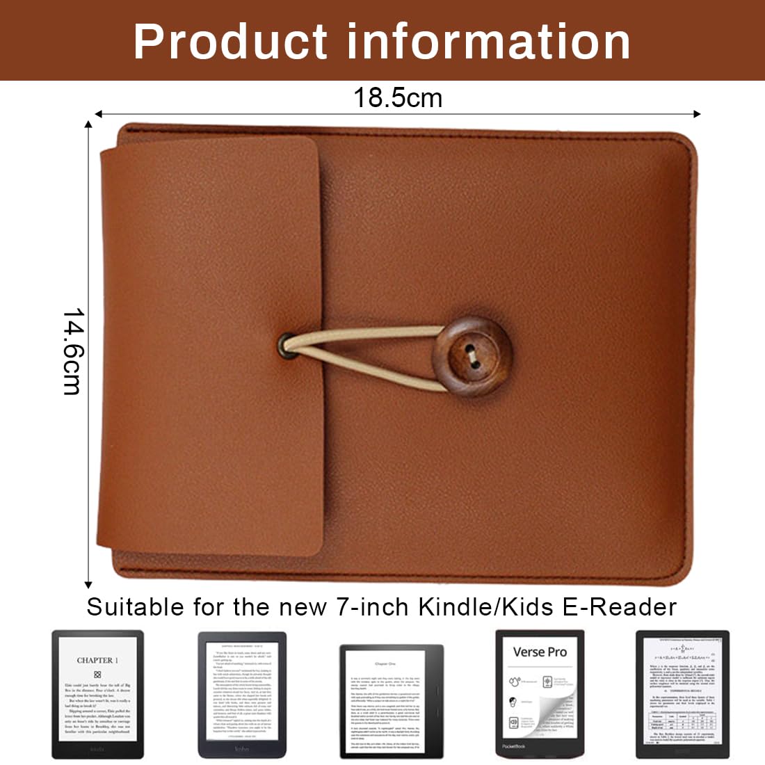 6-6.8 Pollici Copertina Kindle Pelle: Per 6-6.8"" Nuovo Kindle Paperwhite/Colorsoft Signature, 6,8"" Paperwhite, 6"" Kindle/Oasis, Accessori Portabili