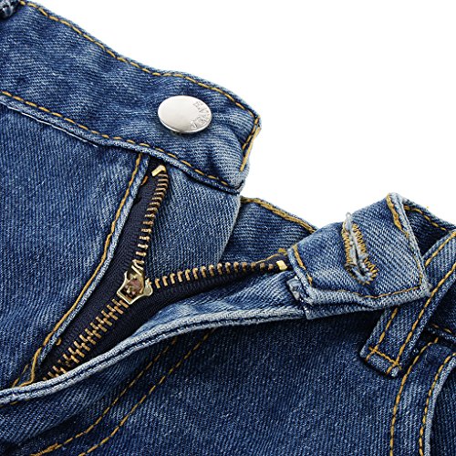 oshhni Lápis Feminino Clássico Corte Casual em Linha a - Frente Dividir M