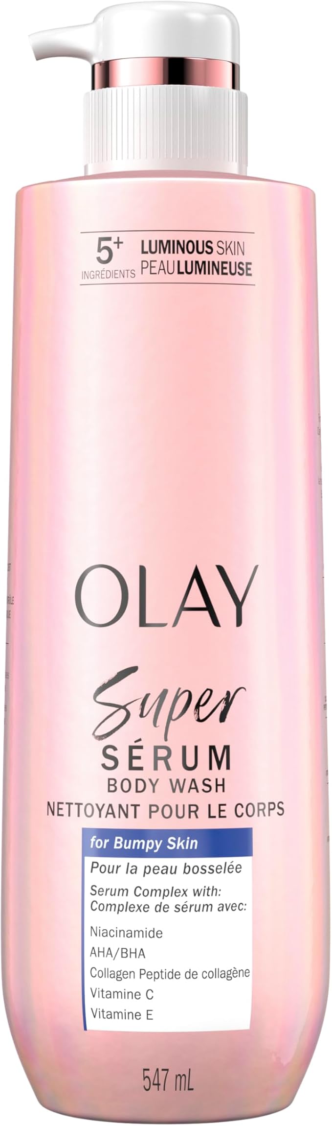Nettoyant Corps Olay Super Sérum (Peau Rugueuse).