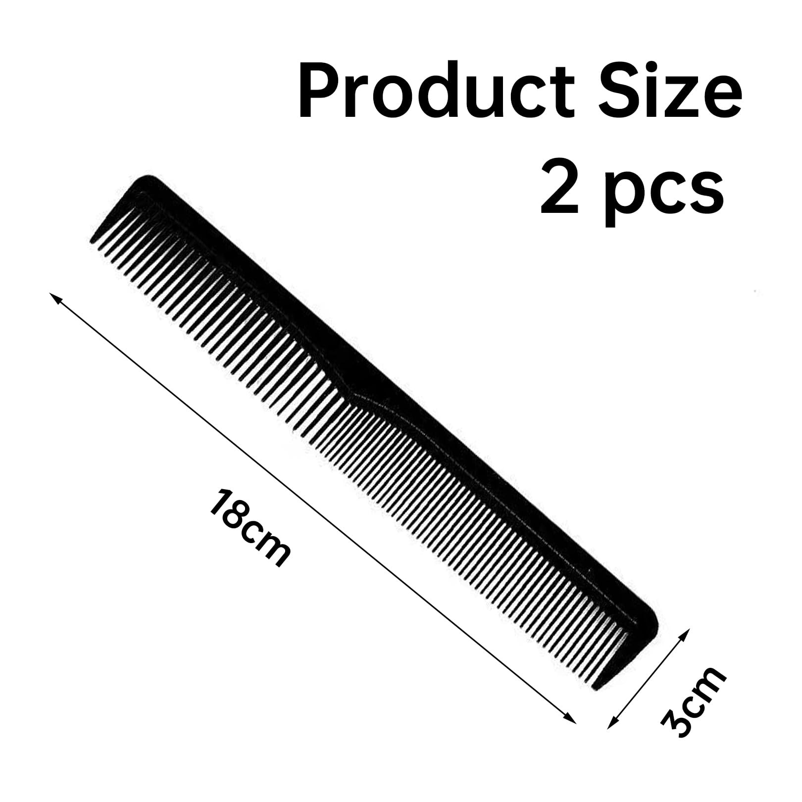 Men's Multifunctional Hair Comb, Styling, Hairdresser Hair Comb, Anti-Static - Image 2