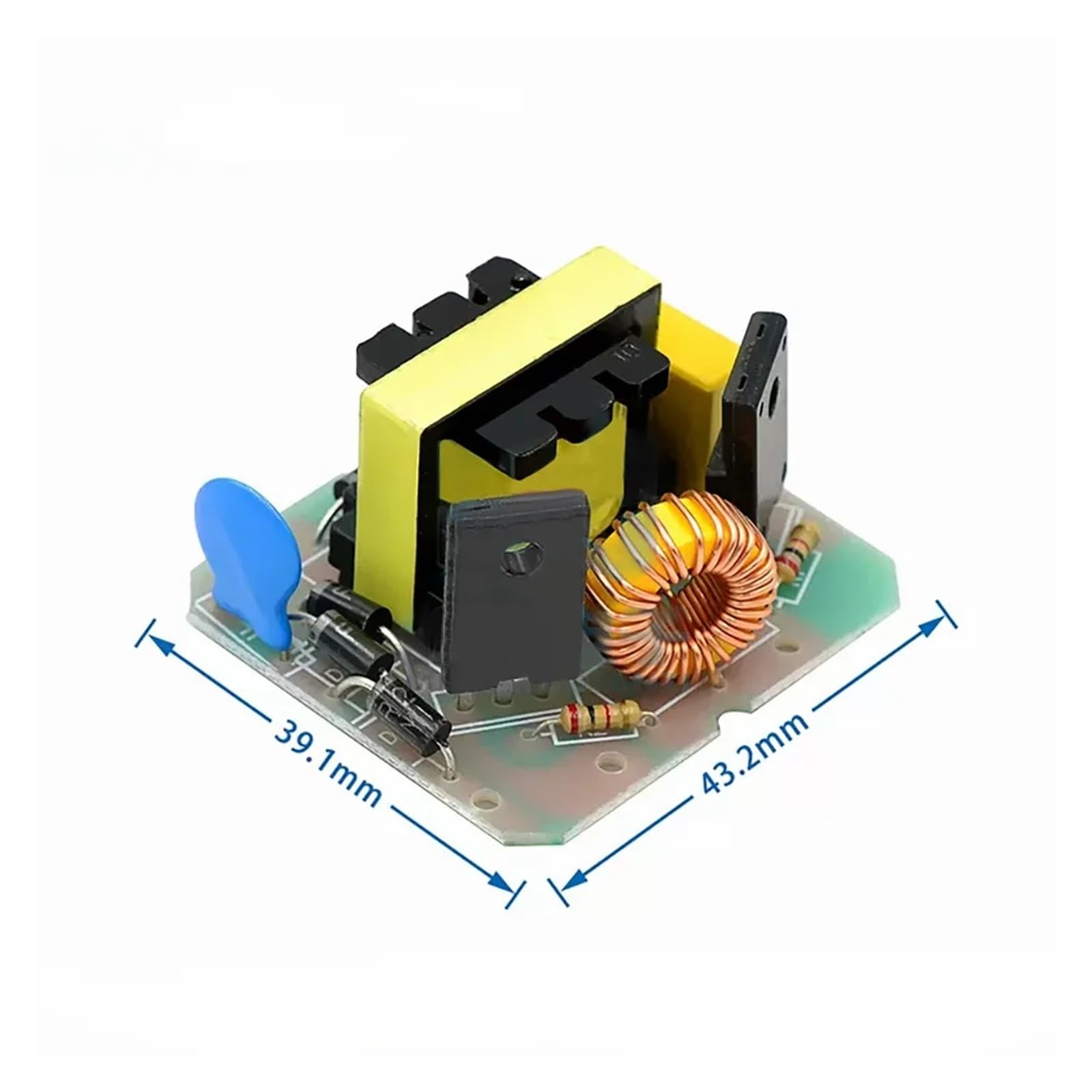 Modulo inverter boost da 12 V a 220 V 35 W DC-AC doppia uscita