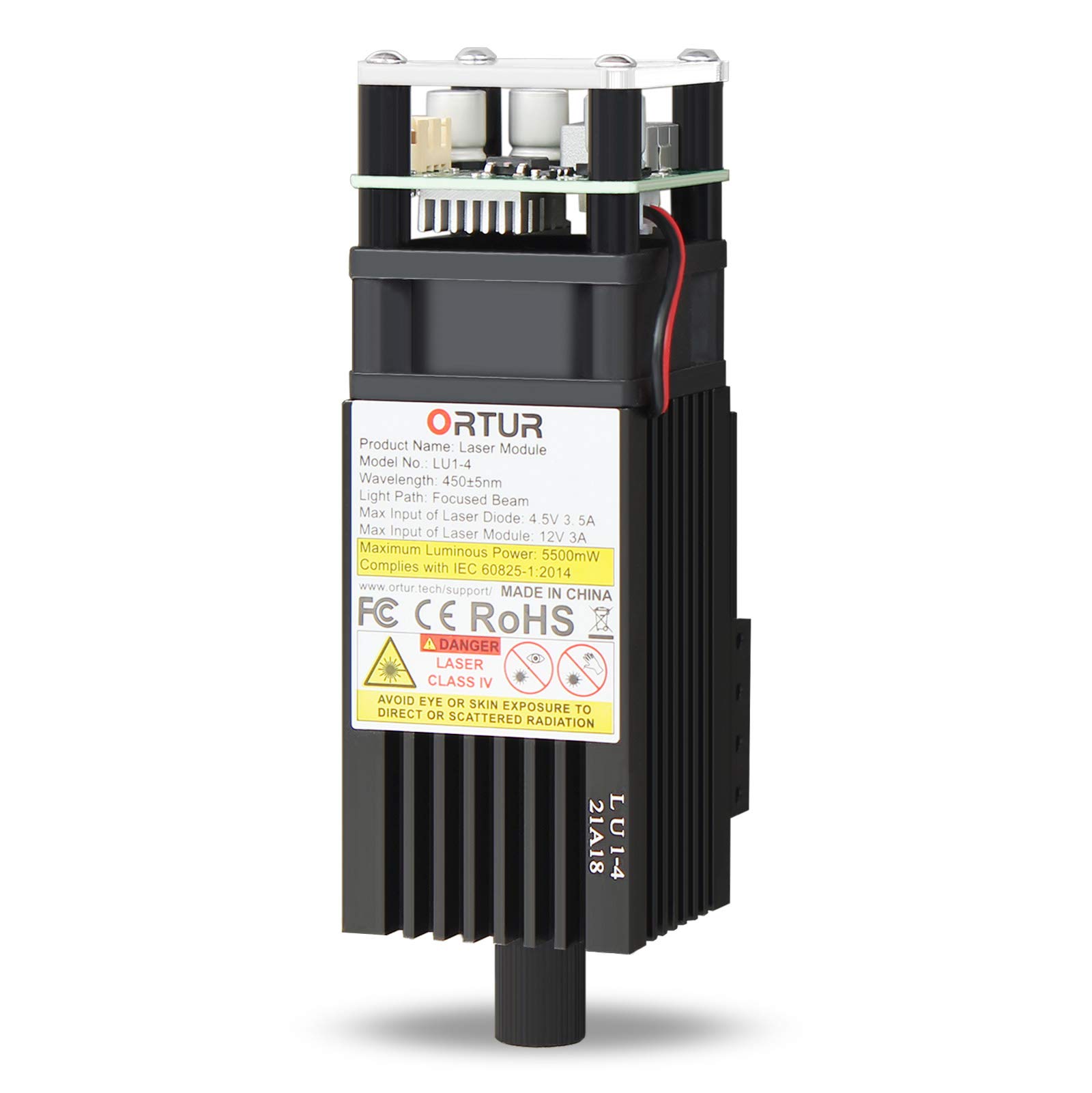 Buy ORTUR Laser Unit 20W Laser Module Adjustable Focus PWM Mode for