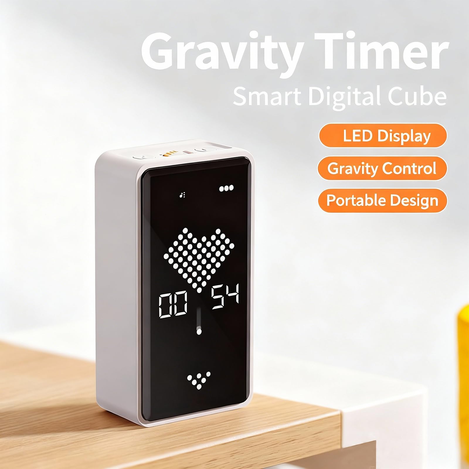 Amazon.co.jp: Gravity (グラビティ) デジタル砂時計タイマー 1~99分