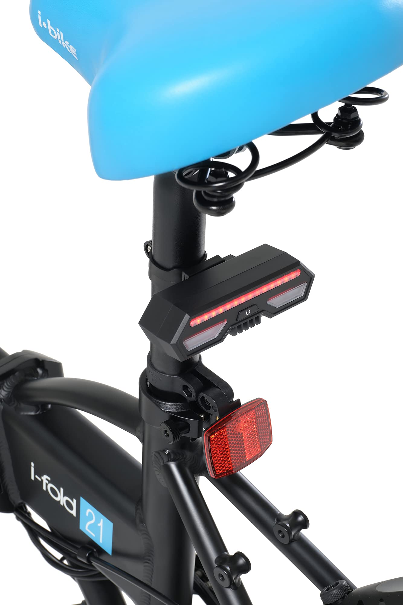 i-Bike CB-1002 Flèches directionnelles avec télécommande Unisexe Adulte, Noir