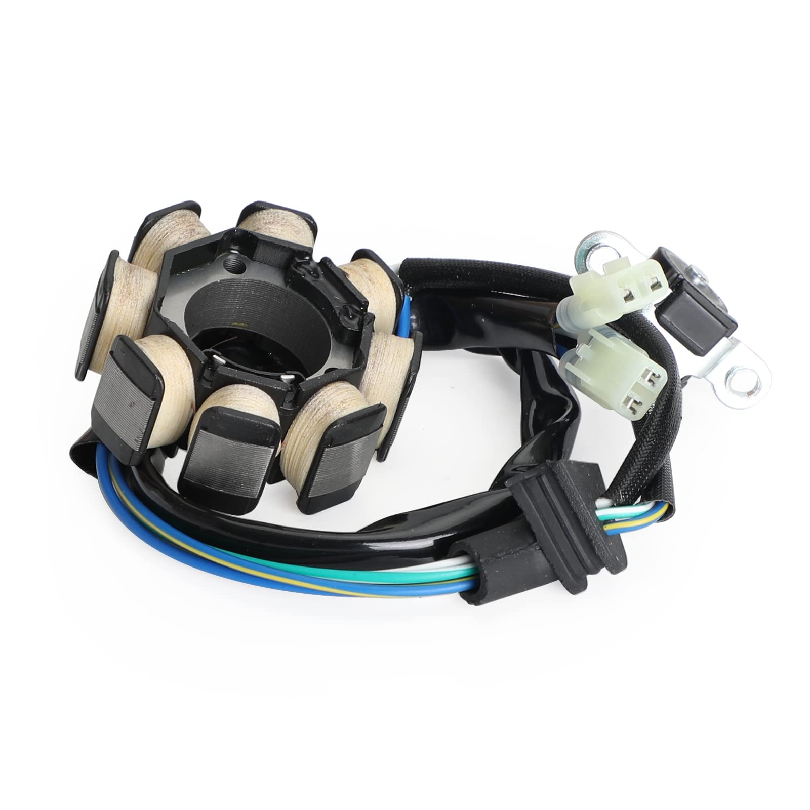 Topteng Bobina statorica del generatore Magneto con guarnizione fit per Honda CRF 450 R CRF450R 2005-2008, Assy statorica: 31120-MEN-730, 31120-MEN-731, 31120-MEN-A11