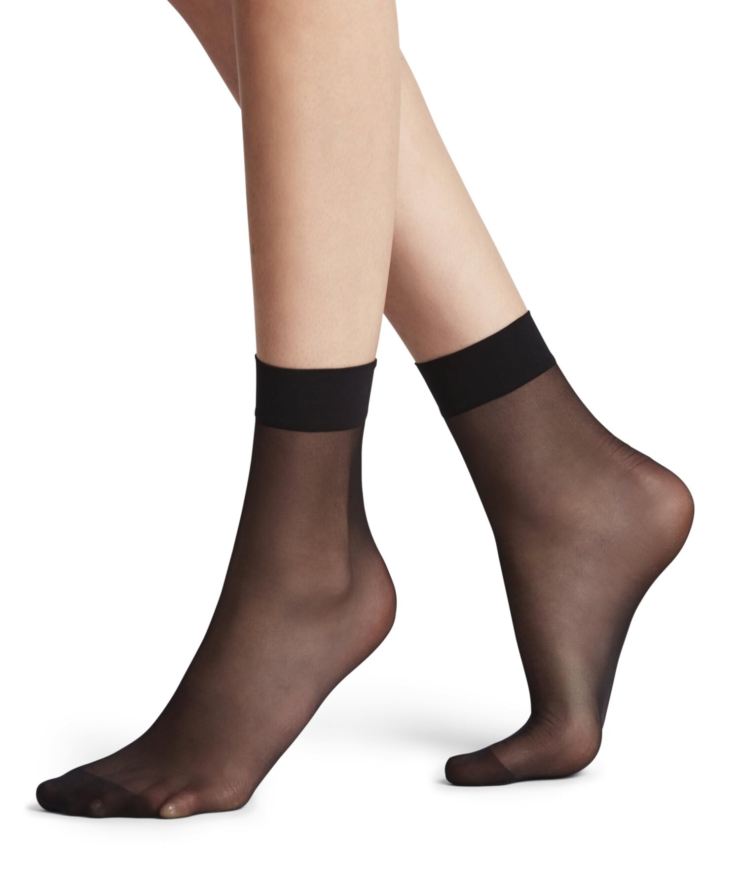 Falke Women's Black 3009 Seidenglatt 15 Den W So Sheer Plain 1 Pair Socks, 2.5-5
