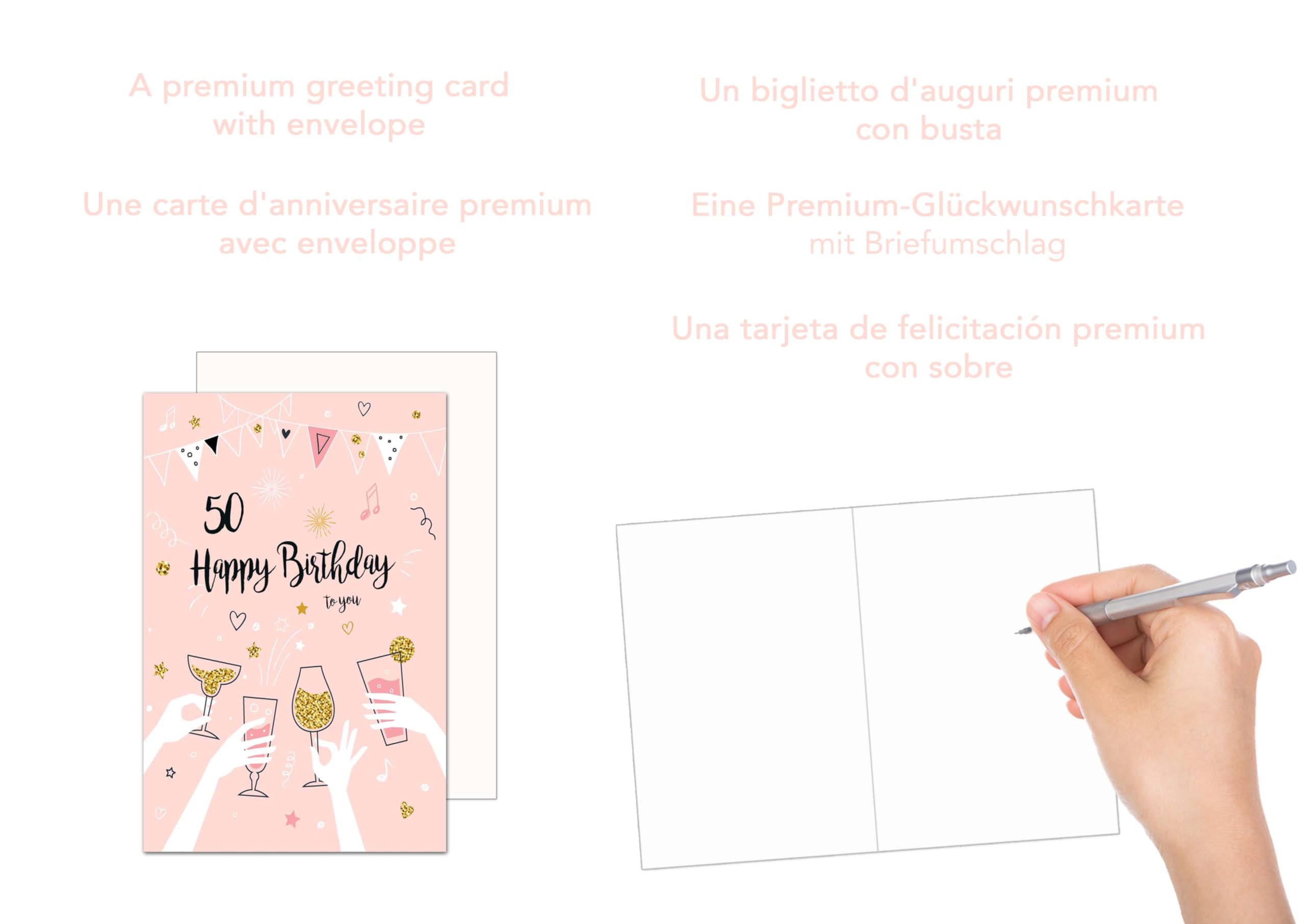 Edition Seidel Biglietto Di Auguri Compleanno Quadrato Alta Qualita Con Busta Happy Birthday Billet Per Marito Moglie Fidanzata Ragazzo Albero Colorato Gq365 Sw025 1508136018