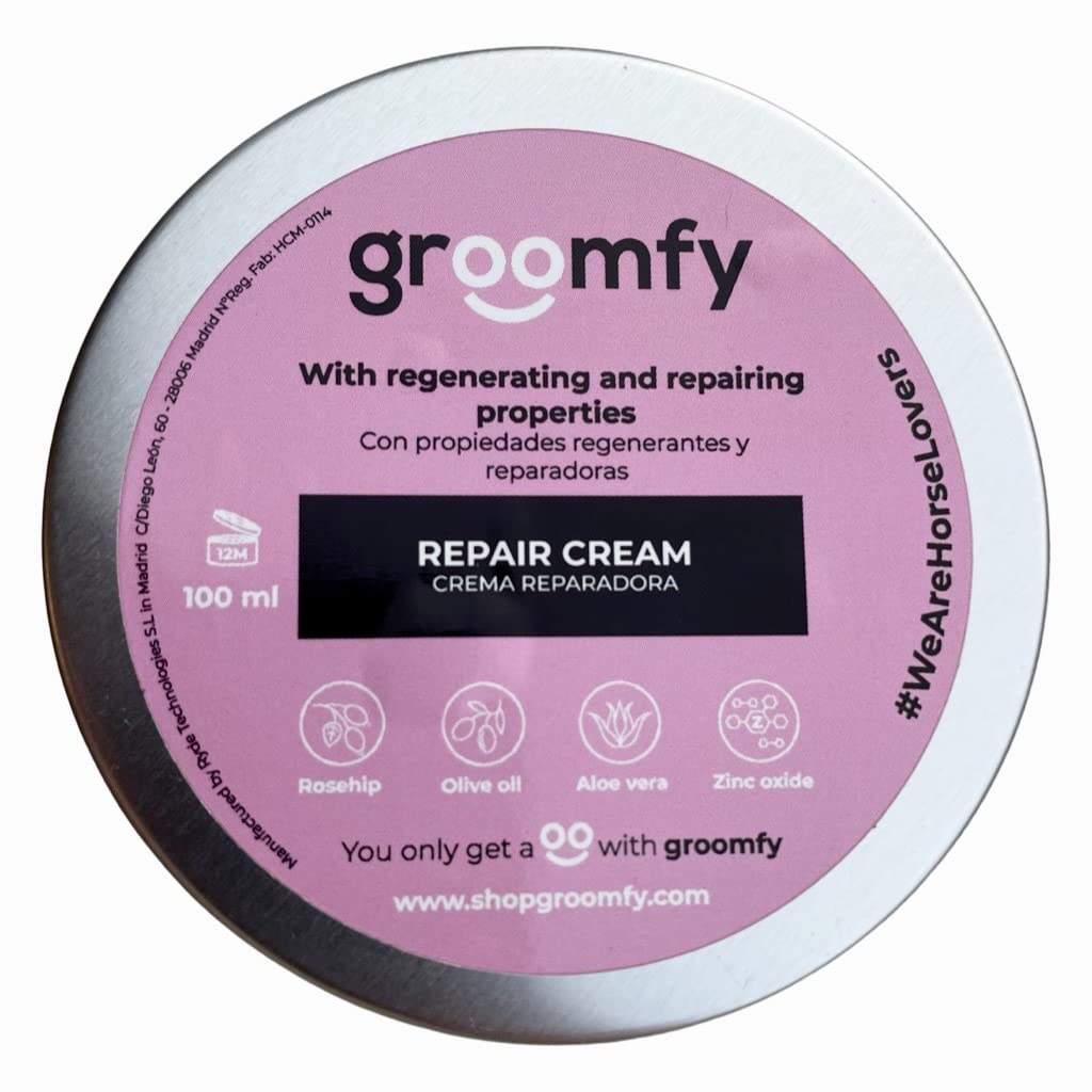 Cicatrizante para caballos | Crema caballo reparadora | Alivio irritación | Groomfy