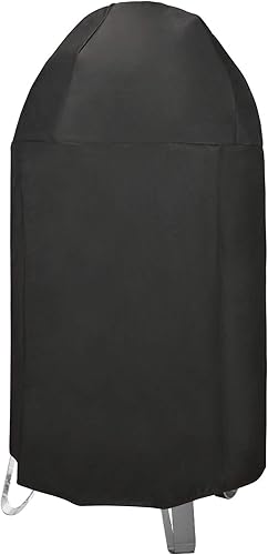 Stanbroil Cubierta prémium para cocina de montaña ahumada de 22 pulgadas, cubierta redonda para parrilla de ahumador que reemplaza a la parte Weber