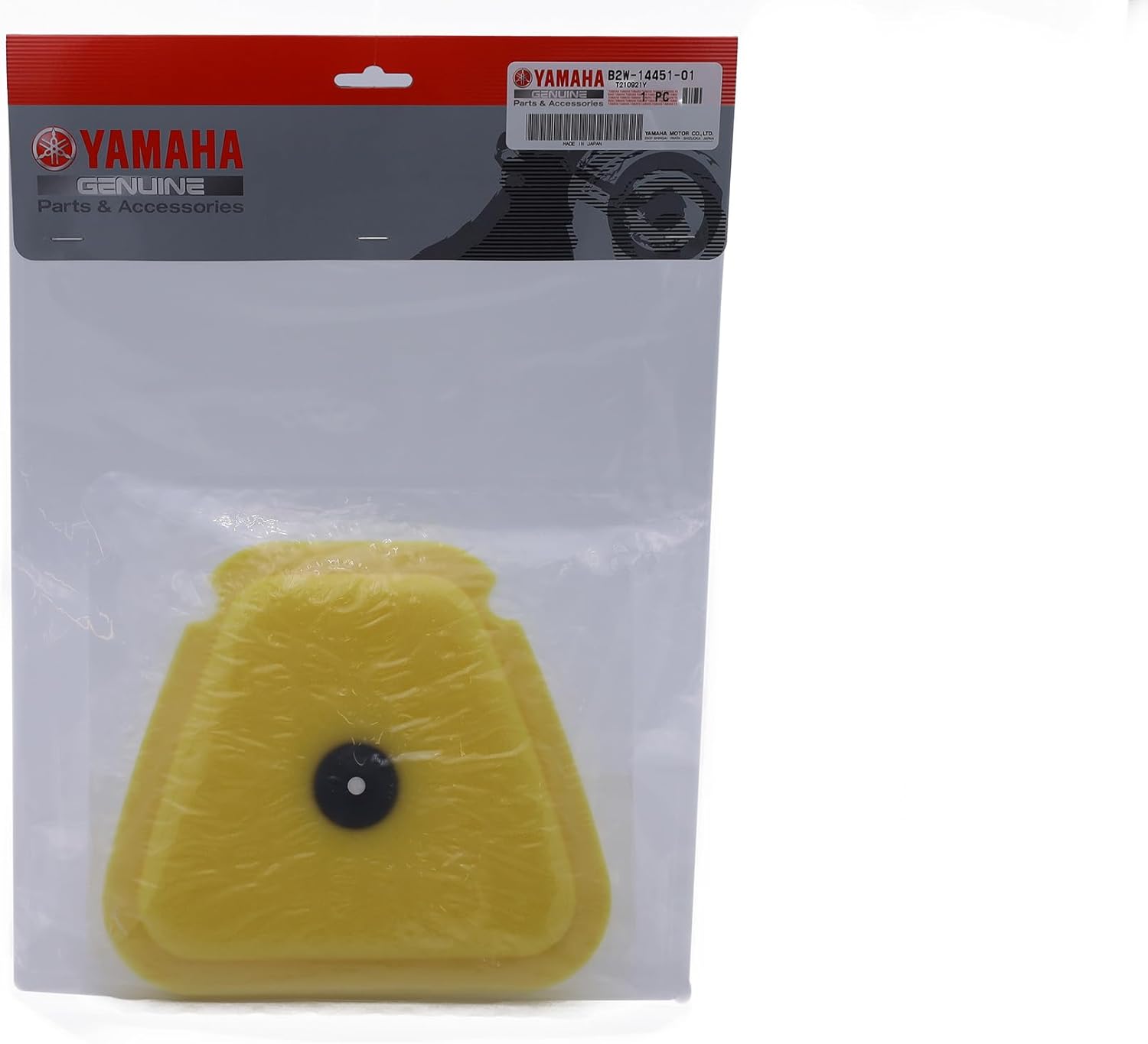 Yamaha Air Filter, #B2W-14451-01-00 (Supercedes #B2W-14451-00-00)