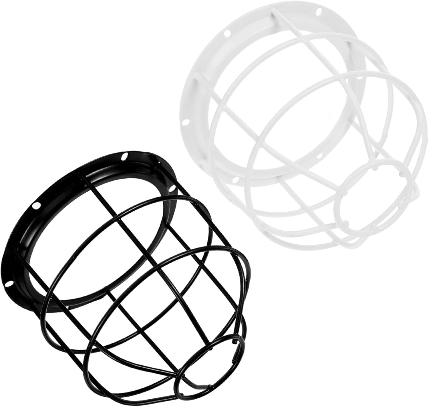 Metal Light Bulb Cage Guard 2pcs Impact Protection for Workshop
