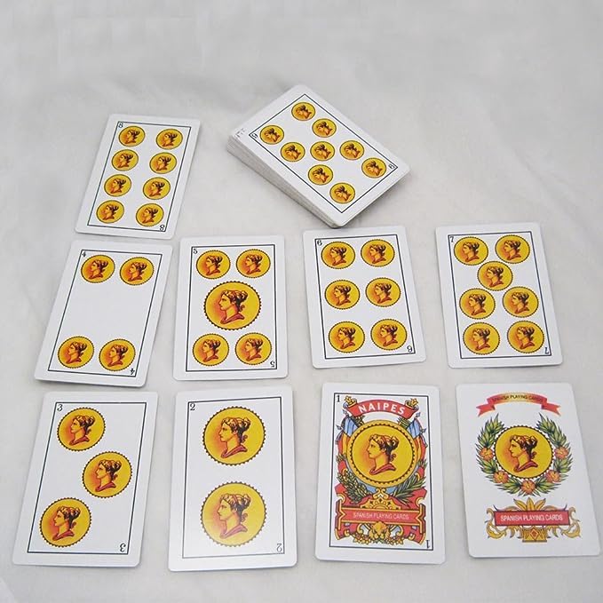 HnF shop Cartas Espanolas Puerto Rico Mexican Spanish Playing Cards 50 Baraja Espanola Briscas Naipes Tarot Bingo Poker Cards Game Deck